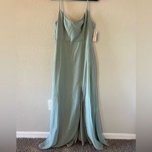 NEVER BEEN WORN SAGE BRIDESMAID DRESS